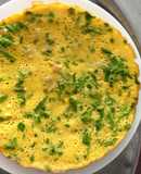 Trứng chiên thịt băm nấm rơm