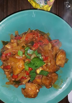 Foto resep Ayam Goreng Saos Pedas