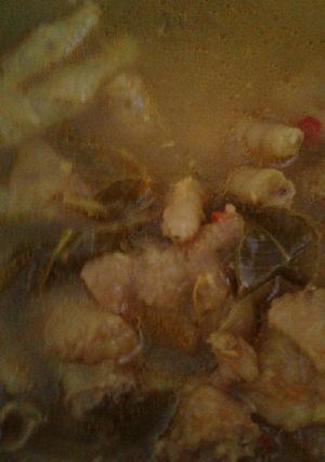 Foto resep Lempah kuning ceker daun kedondong