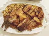 برياني وسمك مقلي