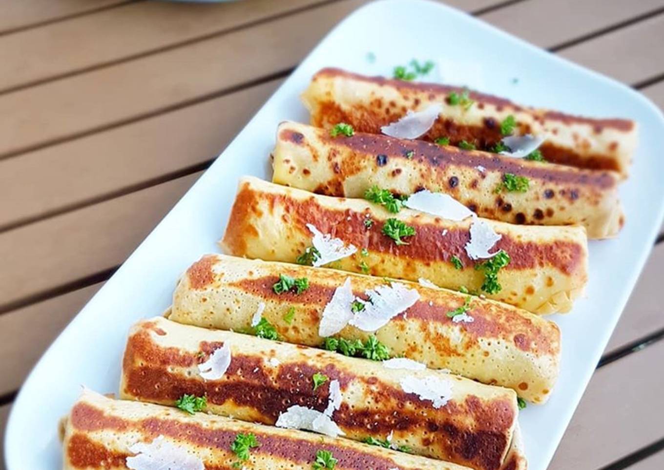 Crêpes salées croustillantes..
