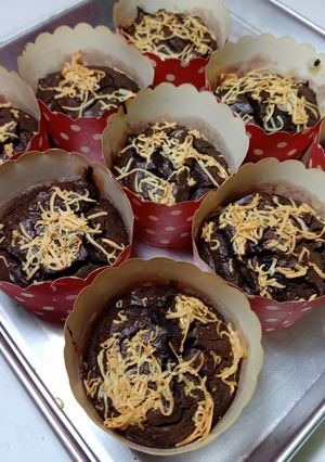 Foto resep Chocolate Custard Muffin
