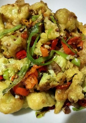 Foto resep Kembang Kol Goreng Tumis Mercon
