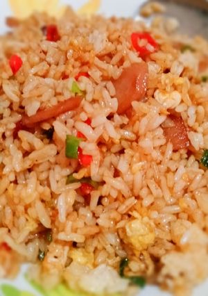 Foto resep Nasi Goreng Sosis Pedas