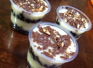 Foto resep Oreo cheese cupcake simple no bake