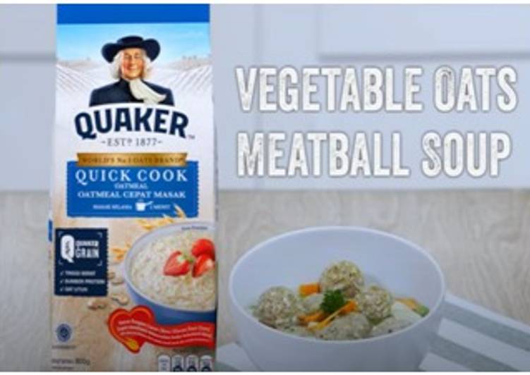 Resep Unik Vegetable Oats Meatball Soup Paling Enak