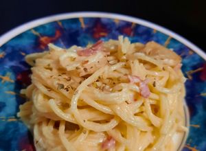 Foto resep Garlicky creamy mushroom smokey beef pasta