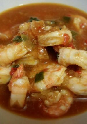 Foto resep Udang Saus Padang