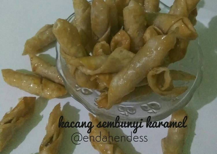 Cara Memasak Kacang Sembunyi Karamel Manis Renyah Yang Lezat