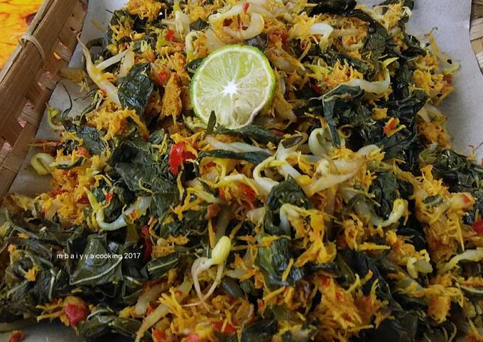 Anti Ribet, Memasak Urap Daun Singkong Sederhana Dan Enak