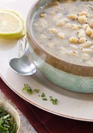 A picture of Mixed bean soup - shorbet makhlouta.