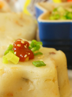 鱸魚干貝蘿蔔糕 的食譜成品照片