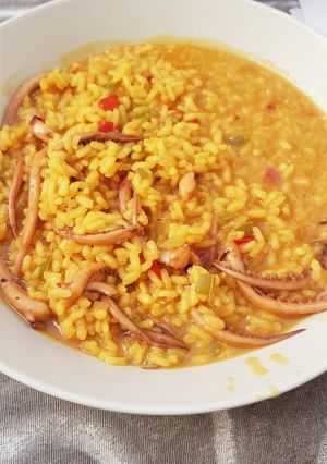 Foto principal de Arroz caldoso con patas de calamar