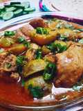 Chicken with chaman kaddu