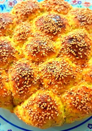 عکسی از دستور نان سیب زمینی