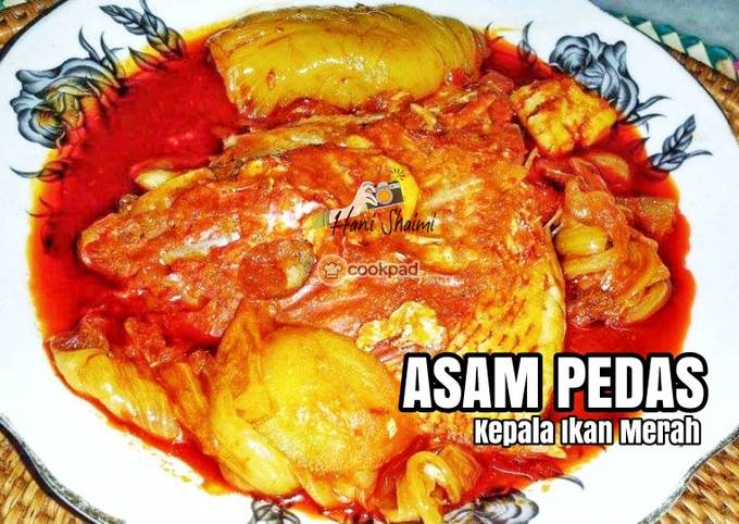 Resipi 13 3 23 Asam Pedas Kepala Ikan Merah Oleh Hani Shaimi Cookpad