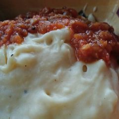 A picture of Mashed Cassava/Yucca.