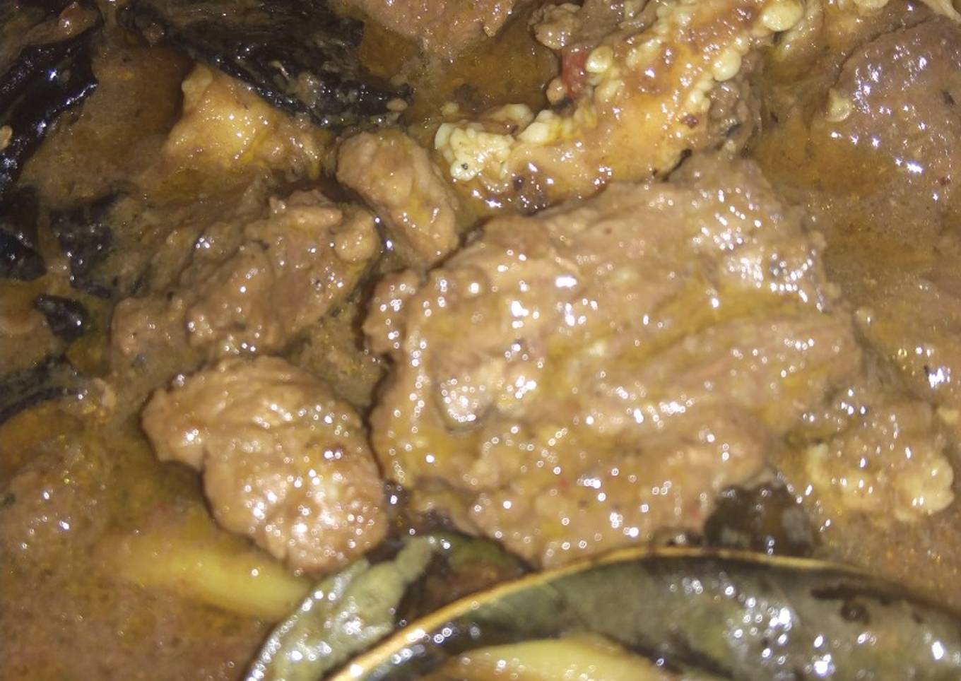 Daging sapi bumbu kecap sederhana