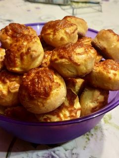 Gluténmentes sajtos pogácsa recept fotója