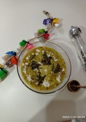 عکسی از دستور آش بلغور