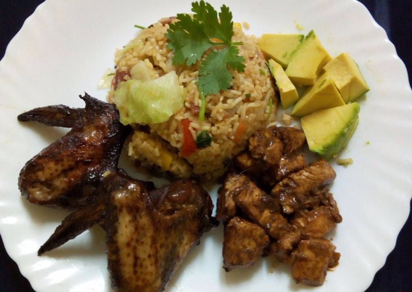 Barbeque chicken breast