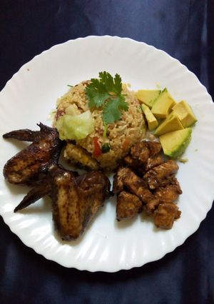A picture of Barbeque chicken breast.
