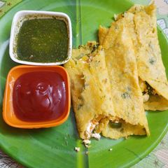 Moong dal dosa A picture of Moong dal dosa.
