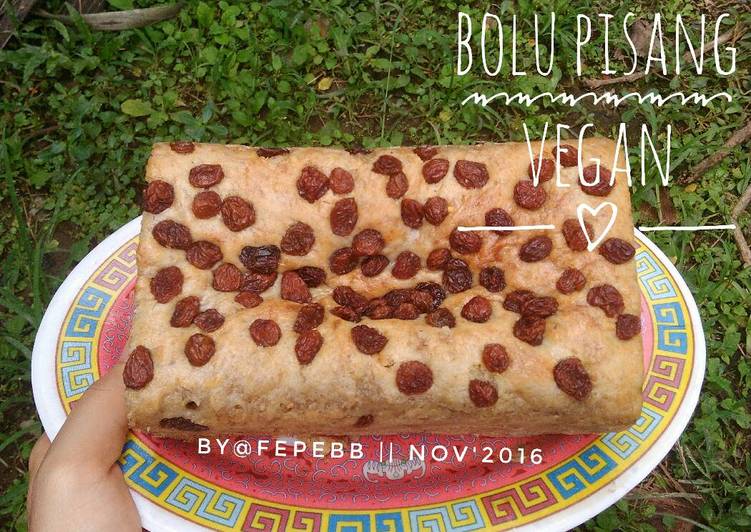 Cara Buat Bolu Pisang Vegan (eggless dairyfree) Bunda Pasti Bisa