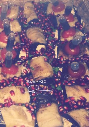 صورة لوصفة لفائف الباذنجان 🍴