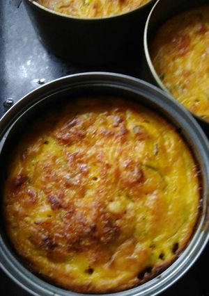 Una foto de Mini tortillitas de vegetales (Usando de molde latitas de atún)