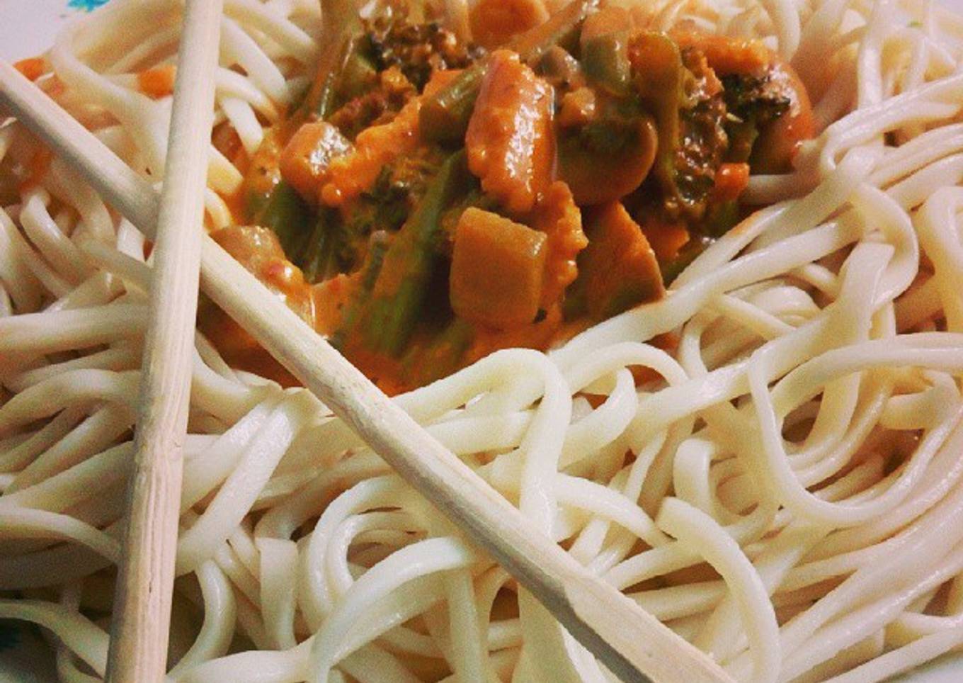 Vegetables in Thai Red Curry