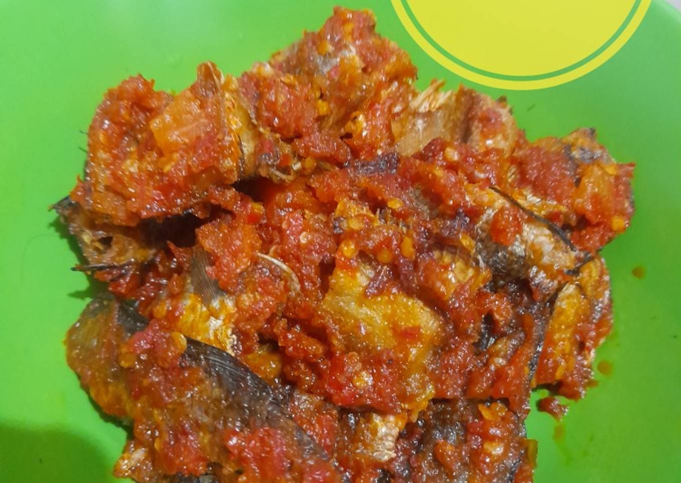 Sambal goreng ikan asin gabus