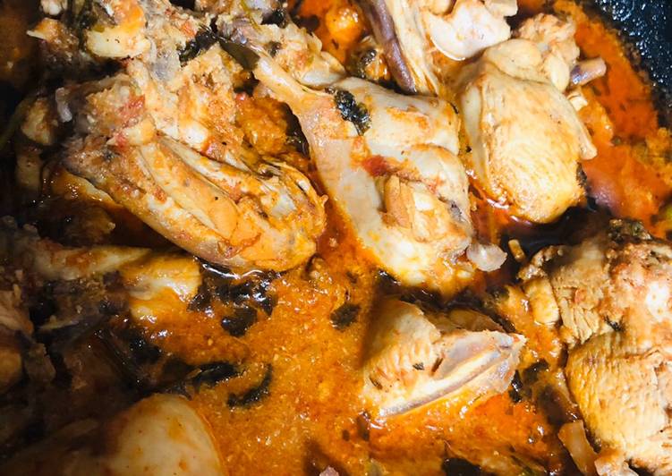 Chicken shorba karahi