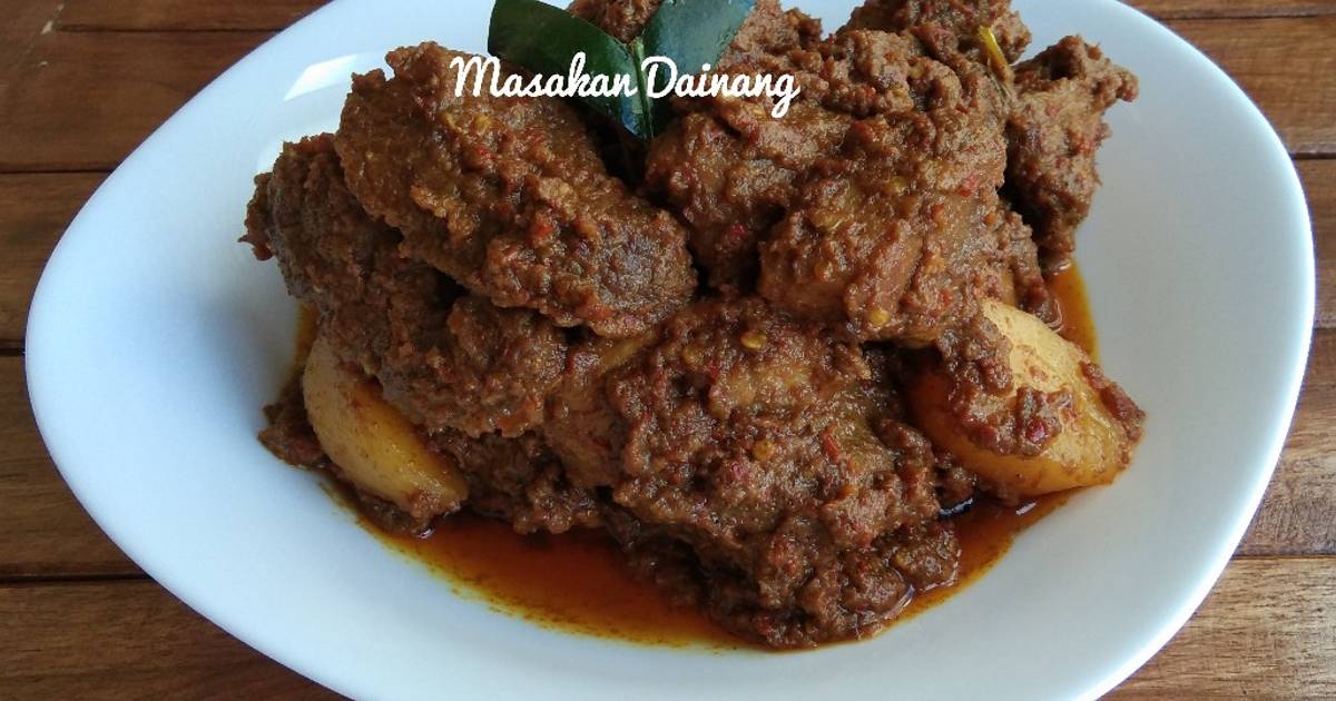 3 093 resep  rendang  daging  sapi  enak  dan sederhana Cookpad