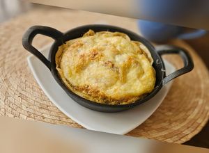Una foto de Quiche Personal con Tortilla de Harina