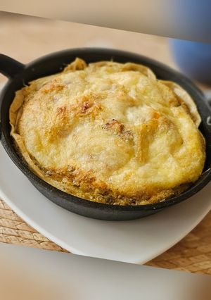 Una foto de Quiche Personal con Tortilla de Harina