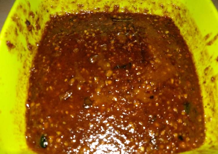 Resep Bumbu Sate / sambel kacang Anti Gagal