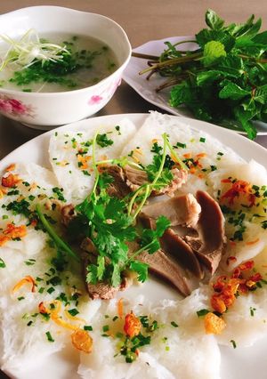 Hình của món Bánh hỏi lưỡi heo.