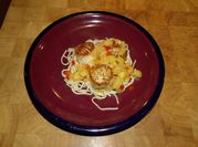 A picture of seared scallops
