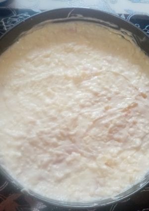 O poză a rețetei Cheesecake cu pepene galben! 💛💛💛💛.