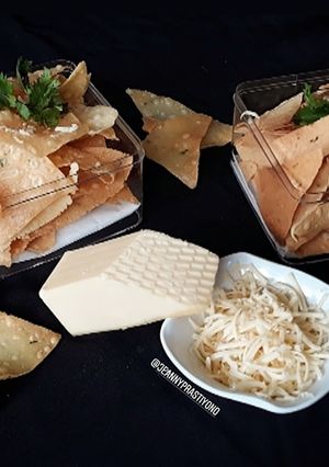 Foto resep 🧀 fried and Baked Cheese Chips (diwoco ceriping keju) 🧀