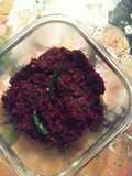Beet bata/ bengali style mushy beetroot fry