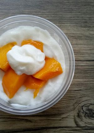Foto resep Mango Smoothies Sticky Rice