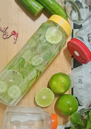 รูปของ น้ำหมักสูตรสดชื่น (มะนาว/แตงกวา/สะระแหน่)