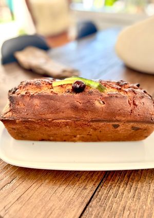 Une photo de Cake aux fruits confits
