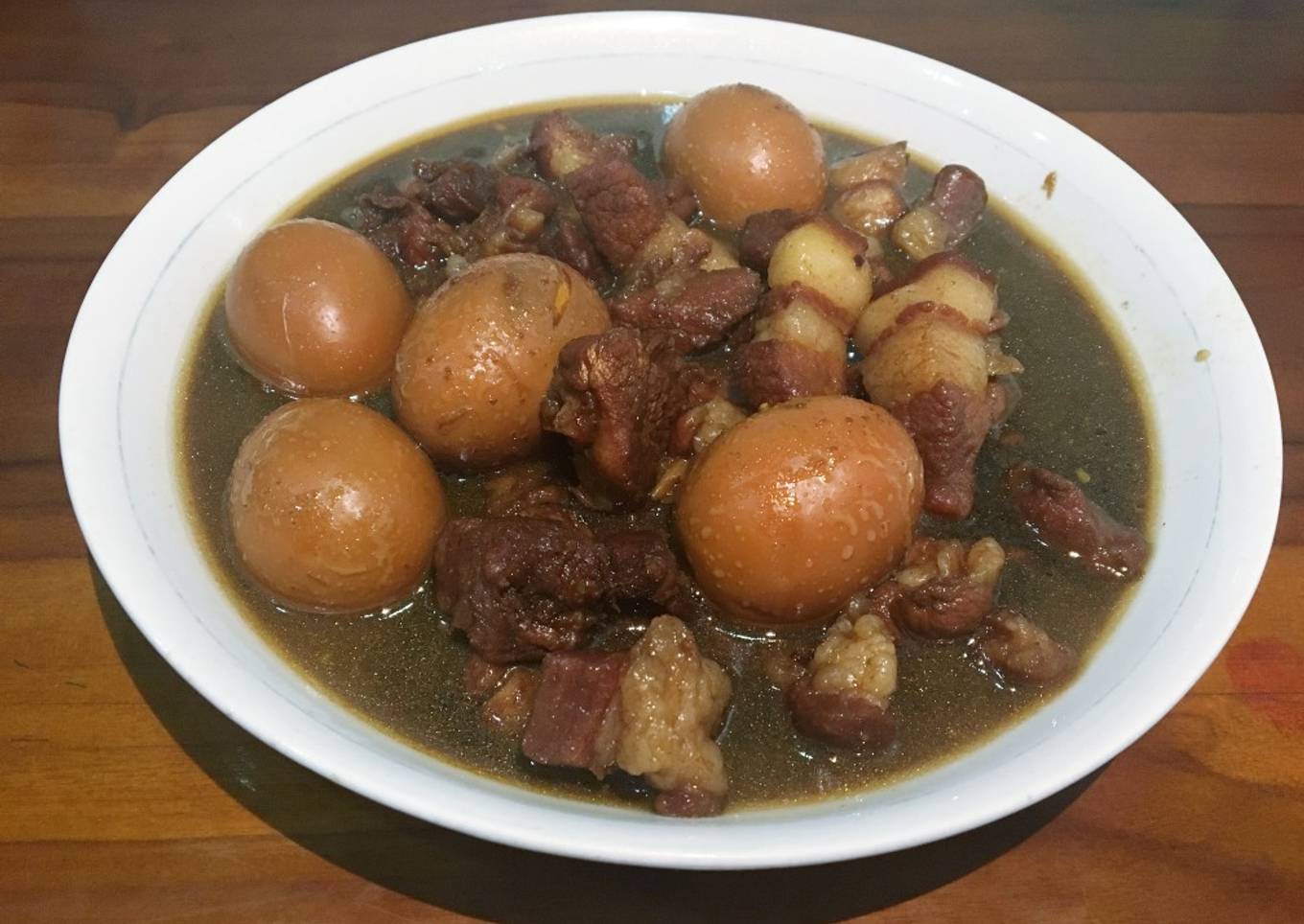 Babi kecap (non-halal)