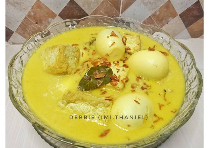 Opor Kuning T2 (Tahu Telur)