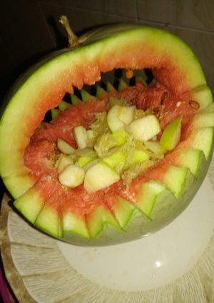 A picture of Fruits salad.