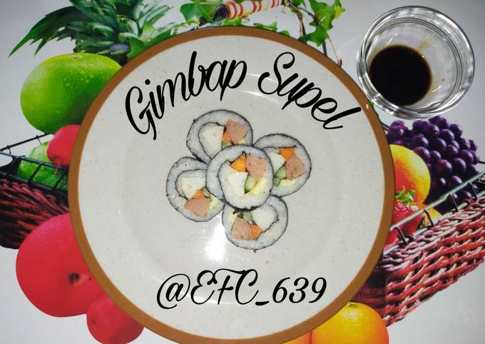 Rahasia Bikin Gimbap Supel, Enak