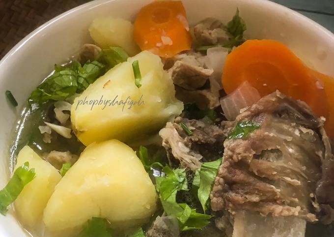 Resipi Sup Tulang Daging Korban Oleh Puuan Nurshanabi Muhaimin Cookpad